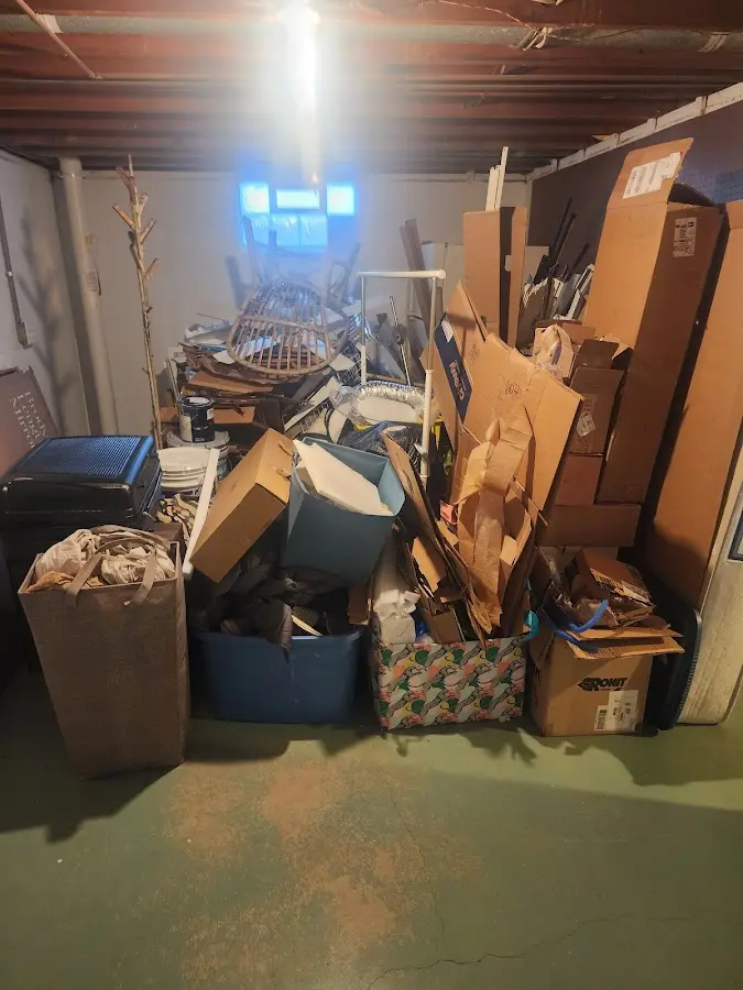 Roll-off dumpster container at job site for Roll Off Dumpster Rental in Gouverneur